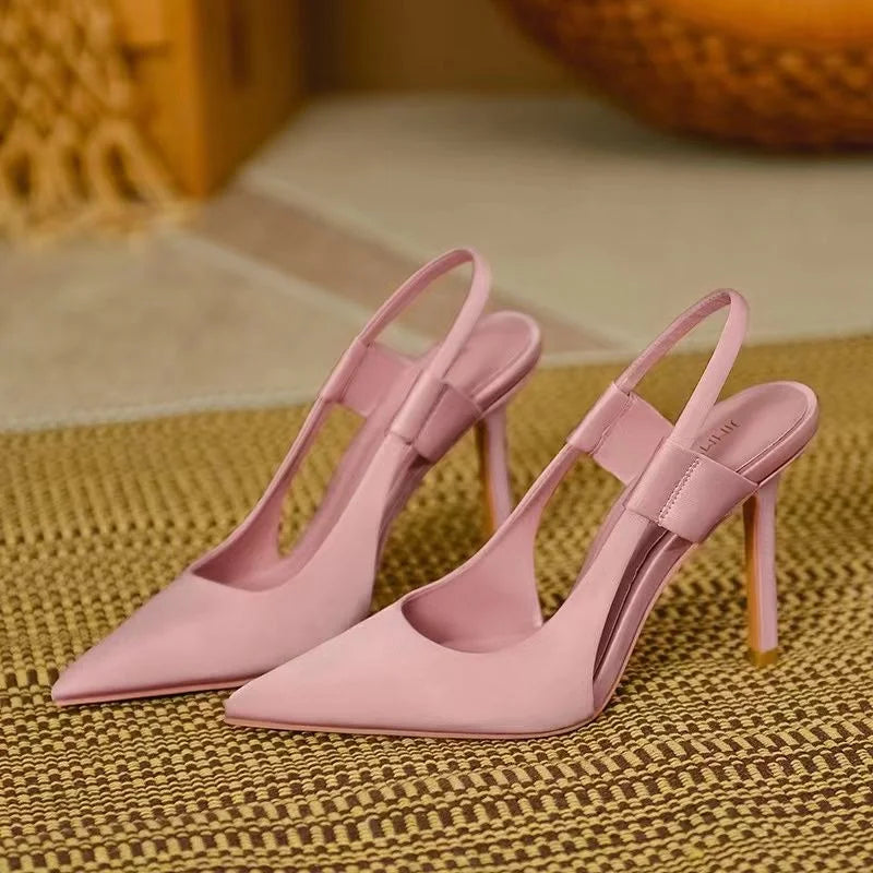 Dames Pumps Slingback Elegante Punten Neus