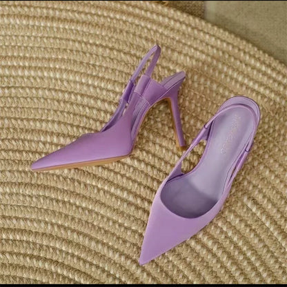 Dames Pumps Slingback Elegante Punten Neus
