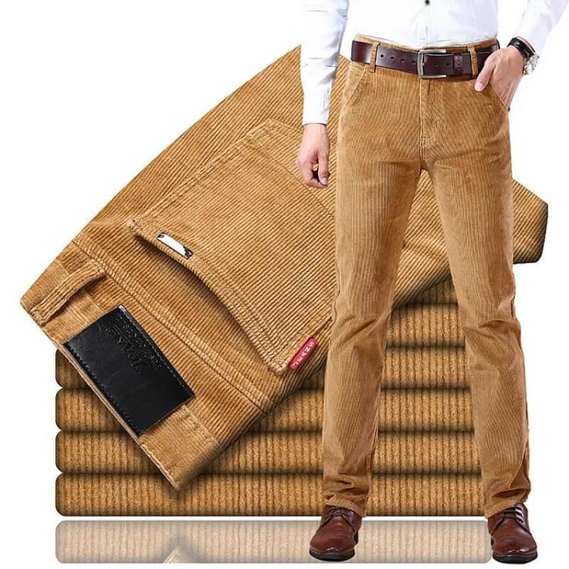 Herenbroek Corduroy Comfortabel Klassieke Stijl - StudioMarella
