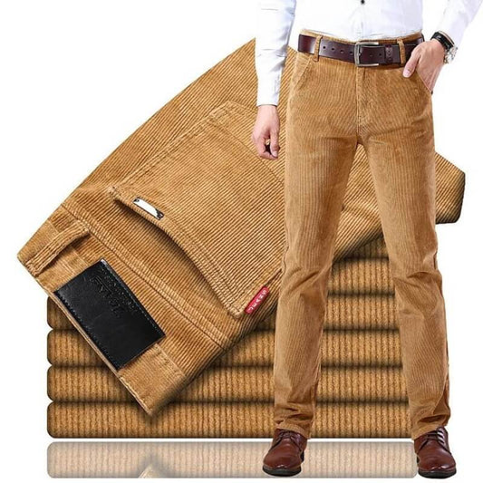 Herenbroek Corduroy Comfortabel Klassieke Stijl - StudioMarella