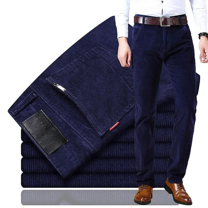 Herenbroek Corduroy Comfortabel Klassieke Stijl