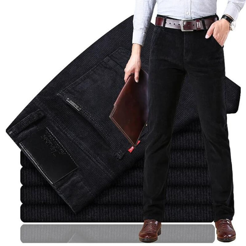 Herenbroek Corduroy Comfortabel Klassieke Stijl