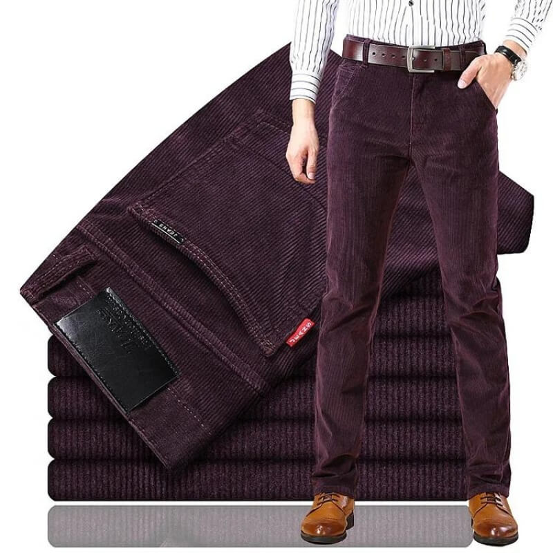 Herenbroek Corduroy Comfortabel Klassieke Stijl