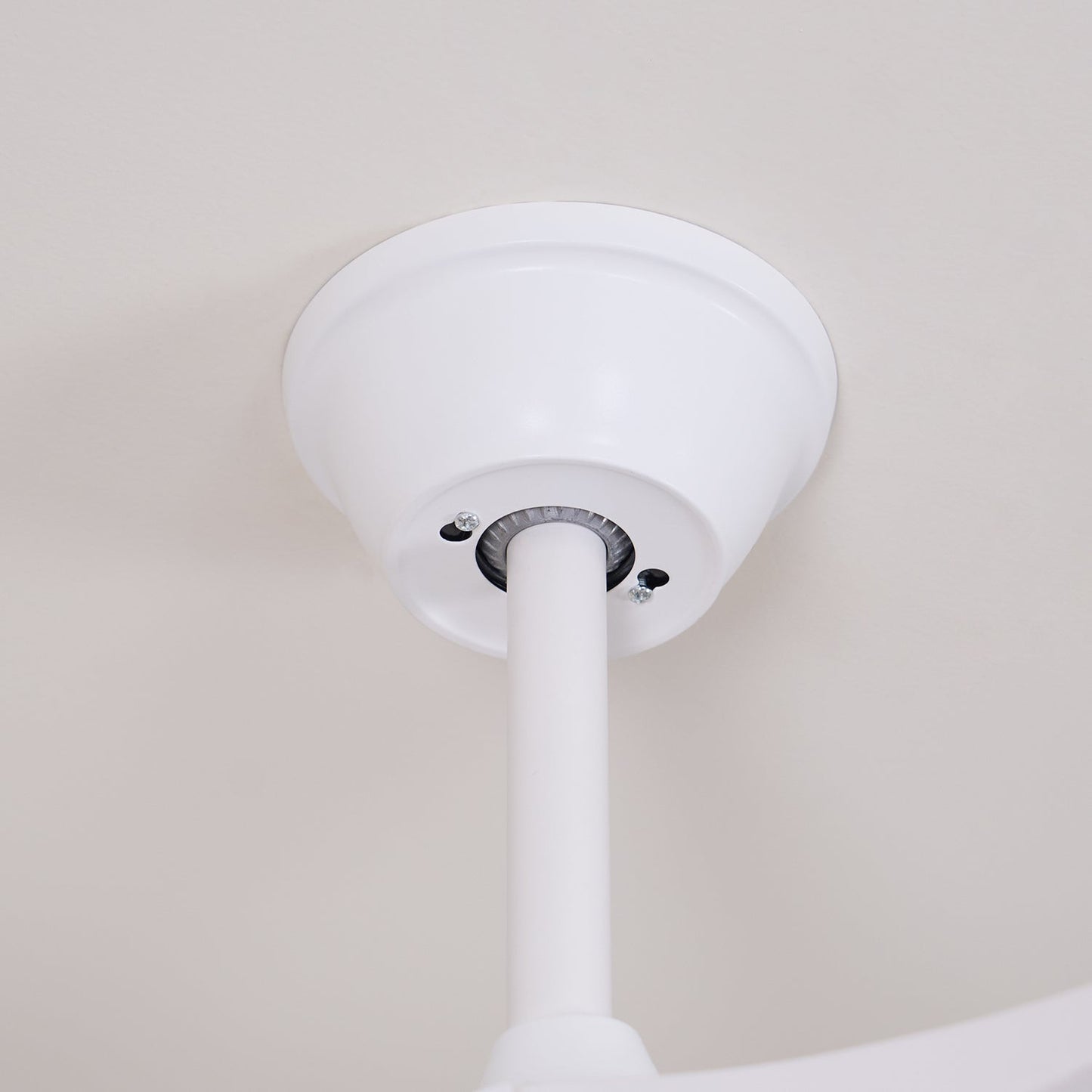 Plafondventilator met LED-verlichting — Modern design met houtnerf en 6 snelheden