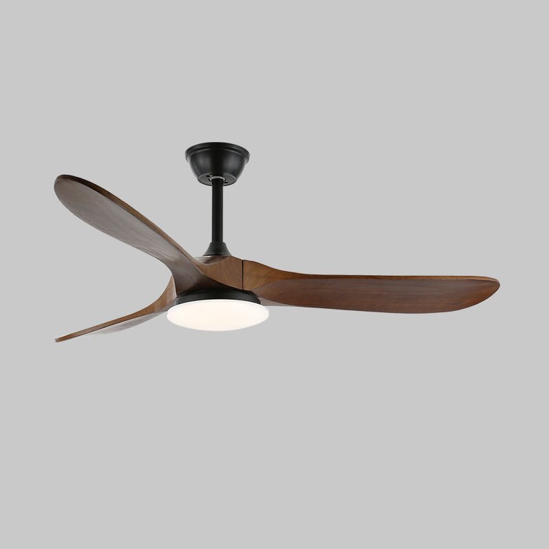 Moderne Plafondventilator met Verlichting – Hout & LED – 6 Snelheden – Afstandsbediening