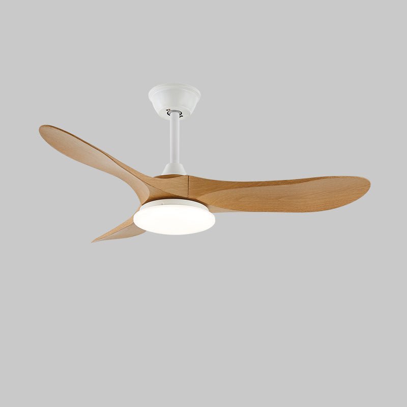 Moderne Plafondventilator met Verlichting – Hout & LED – 6 Snelheden – Afstandsbediening