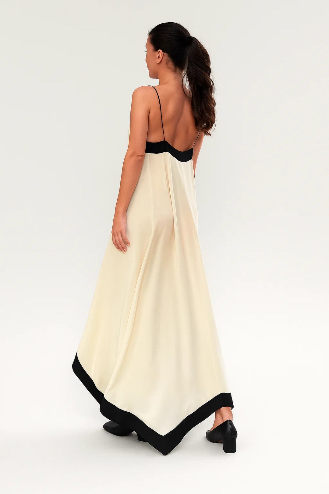 Elegante Maxi Jurk voor Dames met Spaghettibandjes