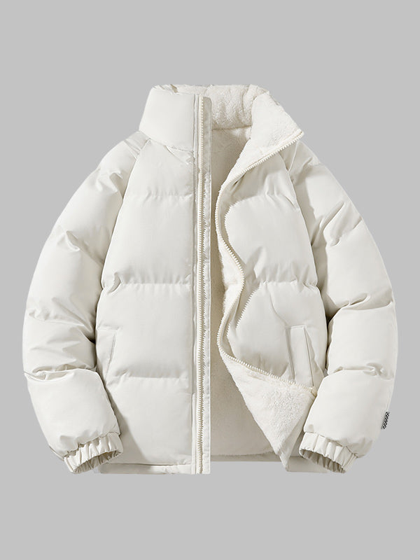 Dunne Pufferjas Heren Lichtgewicht Fleece Binnenkant