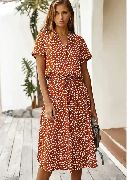 Bloemen Jurk Zomerjurk Vintage Stijl