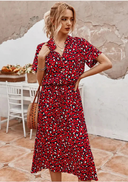 Bloemen Jurk Zomerjurk Vintage Stijl