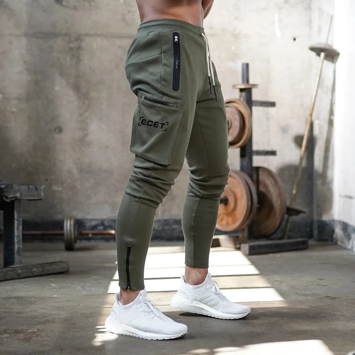 Herensportbroek Joggingbroek met Zakken Sportief Comfortabel