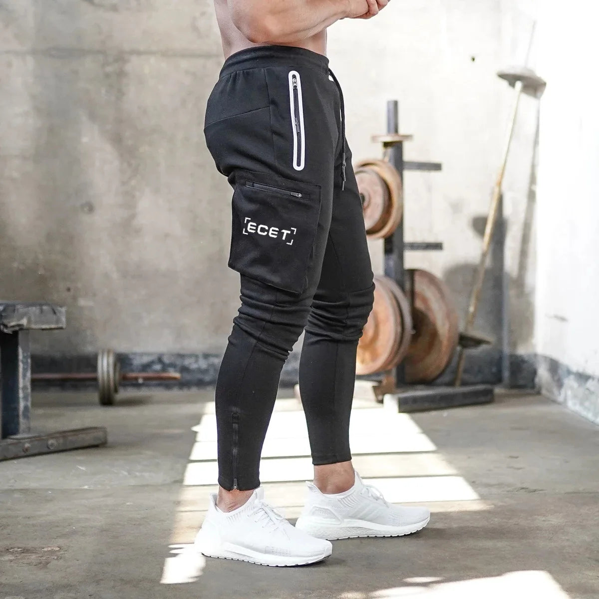 Herensportbroek Joggingbroek met Zakken Sportief Comfortabel