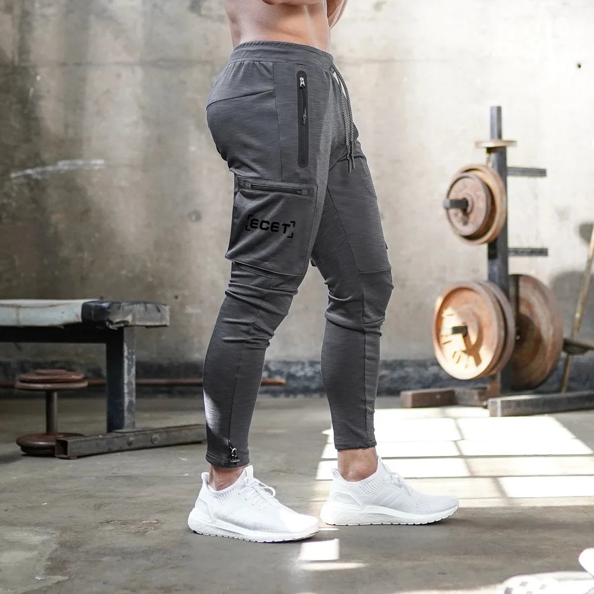 Herensportbroek Joggingbroek met Zakken Sportief Comfortabel
