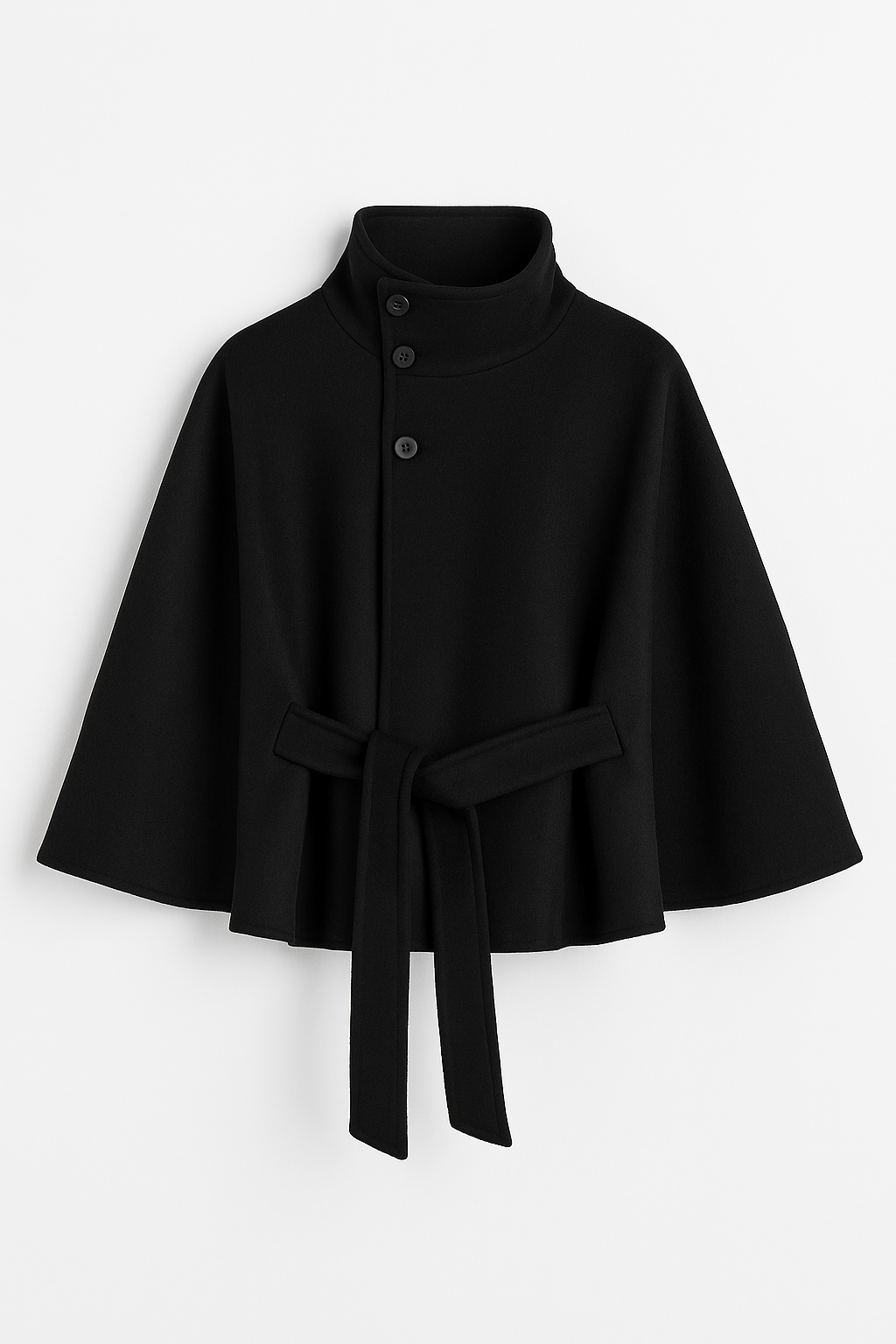 Maya Dames Cape Jacket | Luxe Wolmix, Elegant Ontwerp 3