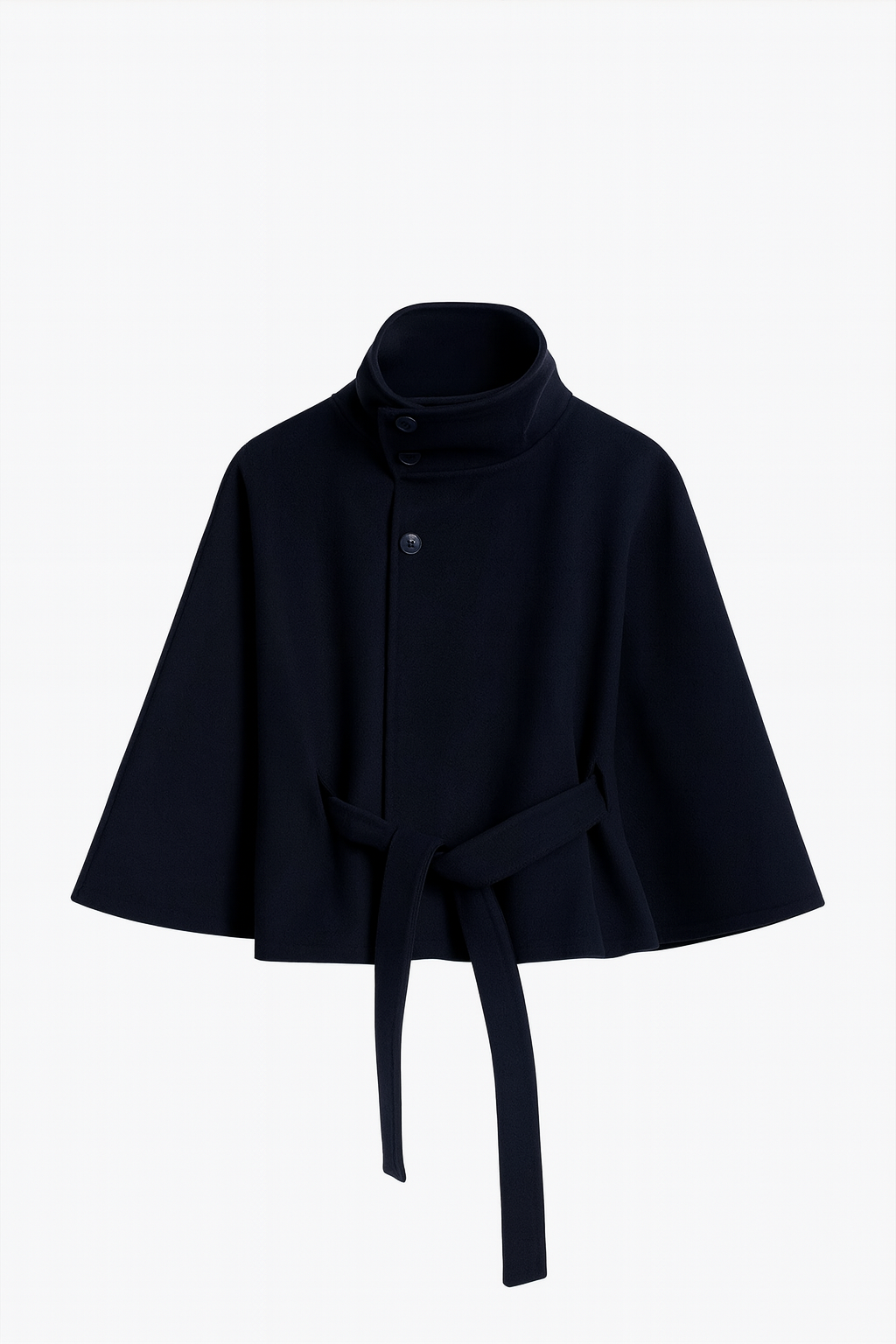 Maya Dames Cape Jacket | Luxe Wolmix, Elegant Ontwerp 6