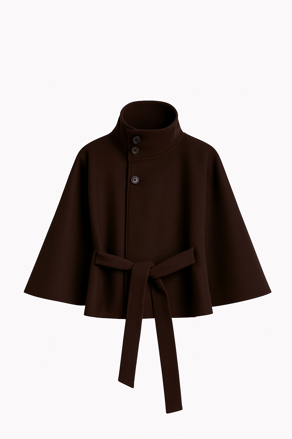 Maya Dames Cape Jacket | Luxe Wolmix, Elegant Ontwerp 8