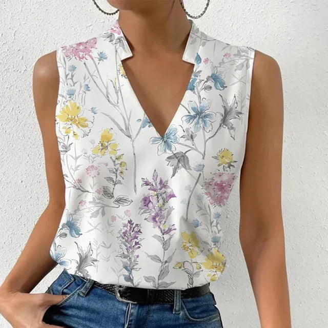 Vrouwelijke Zomer Blouse Lichte Casual Stijl