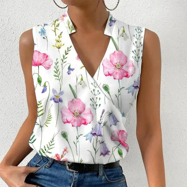 Vrouwelijke Zomer Blouse Lichte Casual Stijl