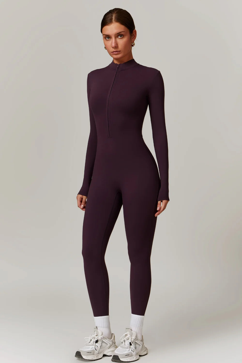 Warme Fleece Jumpsuit voor Vrouw met Stretch