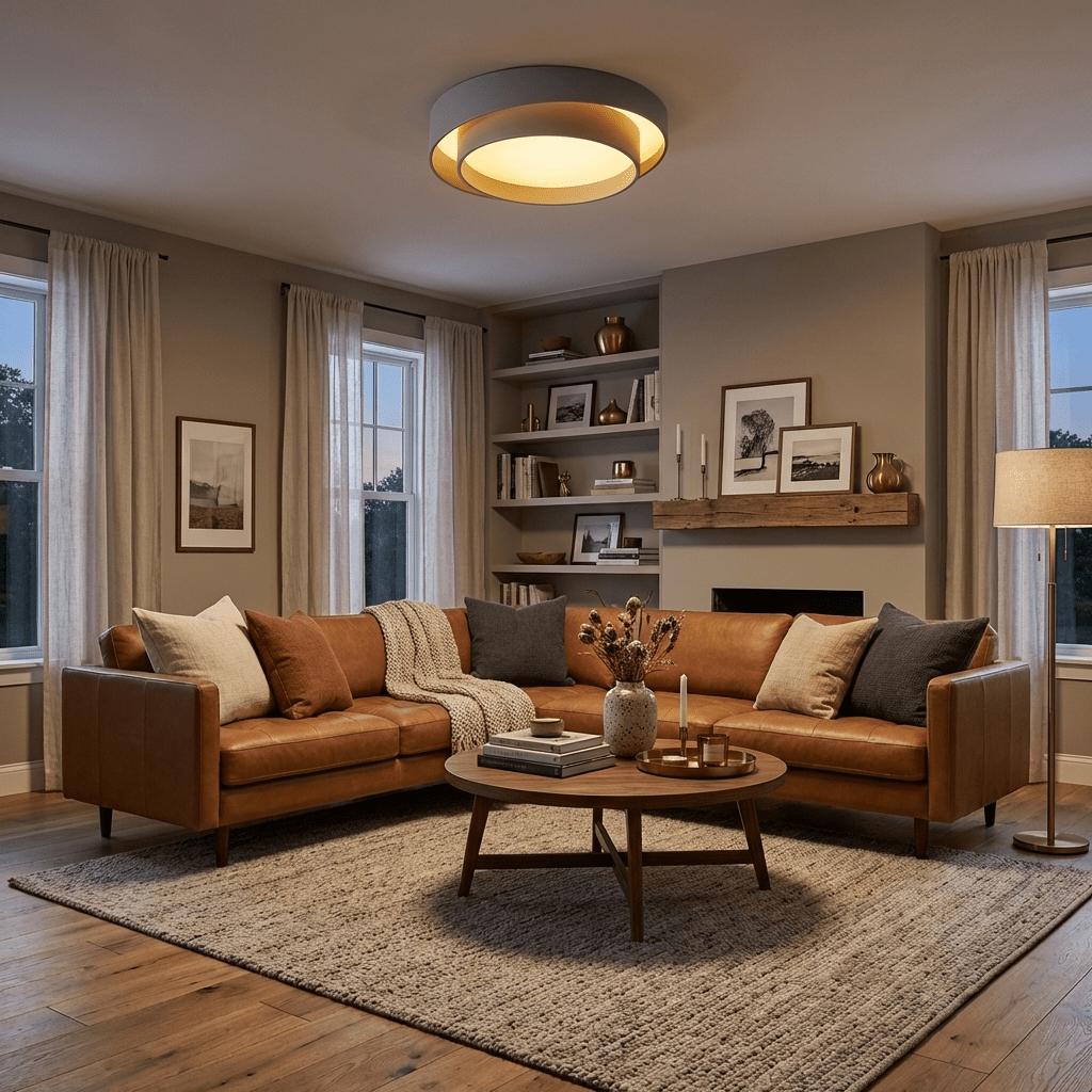 Plafondlamp Cilinder IJzer Acryl Wit Grijs Zwart Woonkamer Slaapkamer LED 3000K 4000K 6000K Ø40 Ø50 Ø60cm Plafonnière Dimbaar