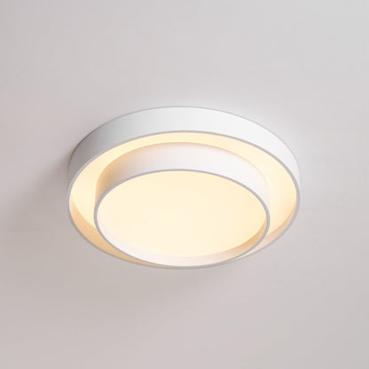 Plafondlamp Cilinder IJzer Acryl Wit Grijs Zwart Woonkamer Slaapkamer LED 3000K 4000K 6000K Ø40 Ø50 Ø60cm Plafonnière Dimbaar
