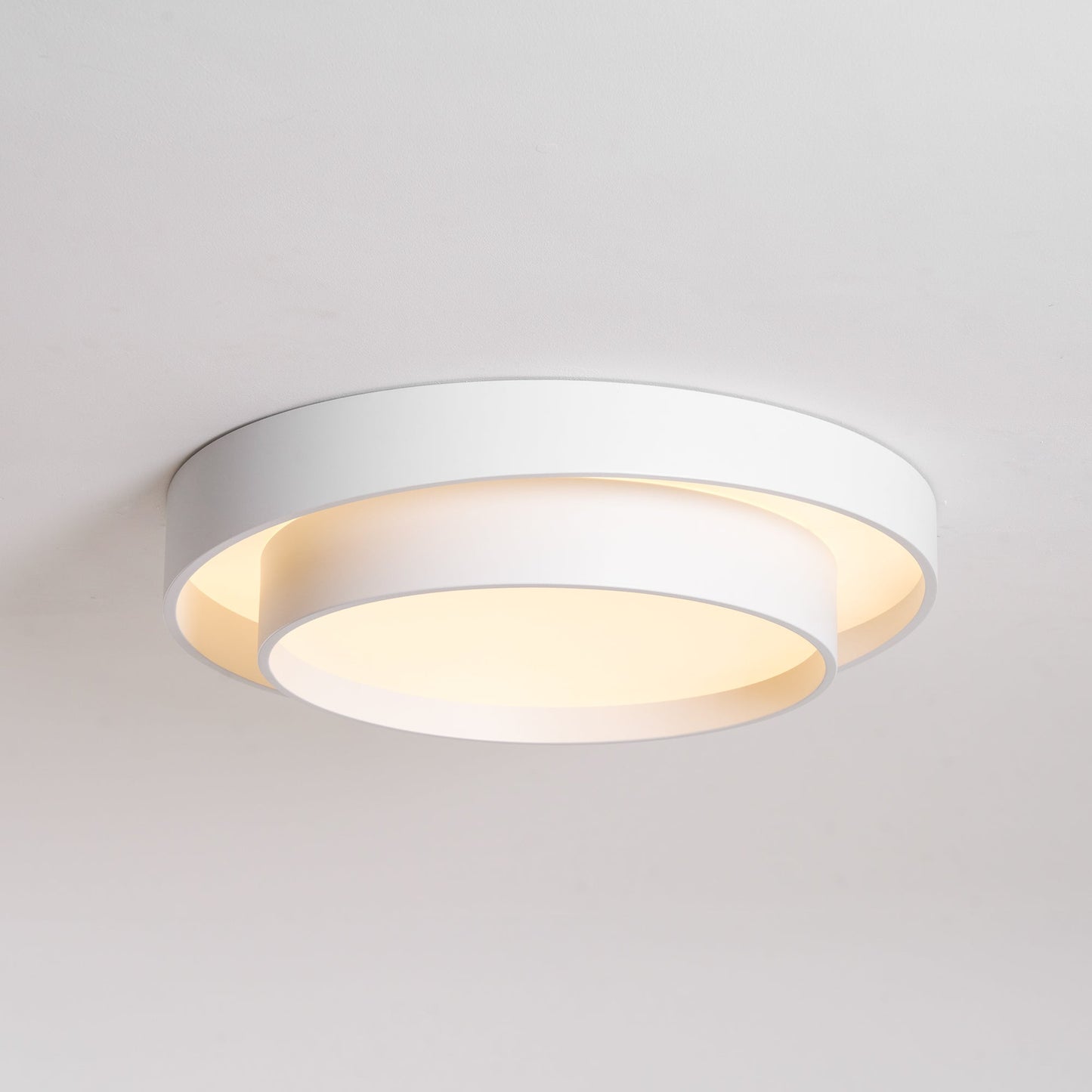 Plafondlamp Cilinder IJzer Acryl Wit Grijs Zwart Woonkamer Slaapkamer LED 3000K 4000K 6000K Ø40 Ø50 Ø60cm Plafonnière Dimbaar