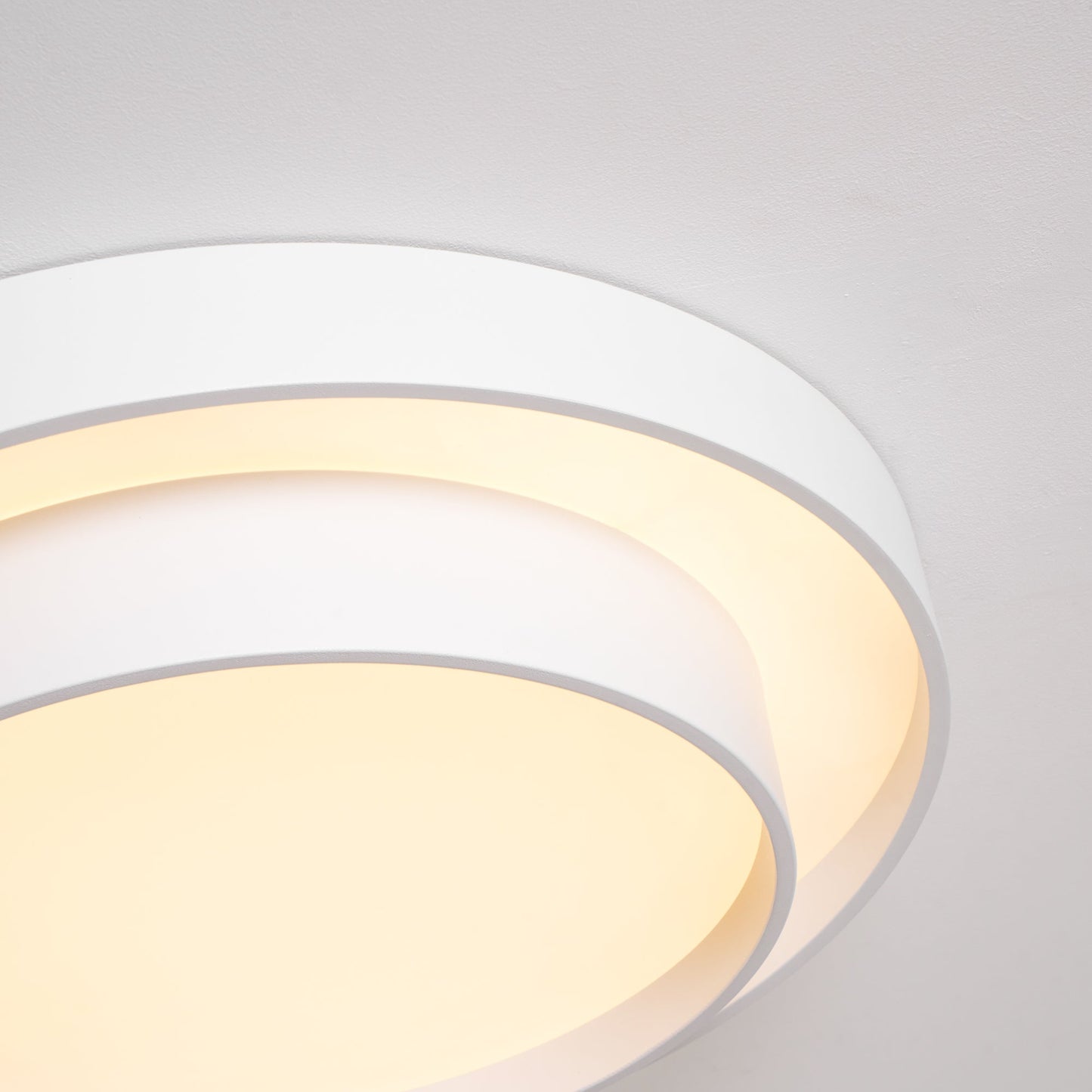Plafondlamp Cilinder IJzer Acryl Wit Grijs Zwart Woonkamer Slaapkamer LED 3000K 4000K 6000K Ø40 Ø50 Ø60cm Plafonnière Dimbaar