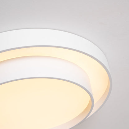 Plafondlamp Cilinder IJzer Acryl Wit Grijs Zwart Woonkamer Slaapkamer LED 3000K 4000K 6000K Ø40 Ø50 Ø60cm Plafonnière Dimbaar