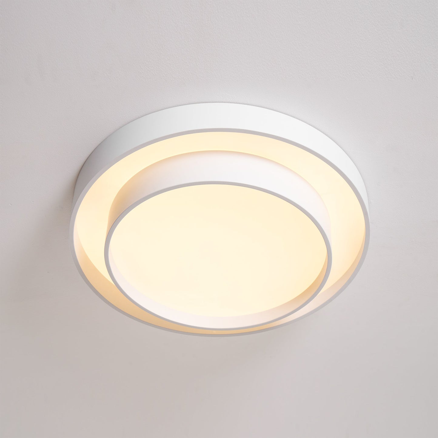 Plafondlamp Cilinder IJzer Acryl Wit Grijs Zwart Woonkamer Slaapkamer LED 3000K 4000K 6000K Ø40 Ø50 Ø60cm Plafonnière Dimbaar