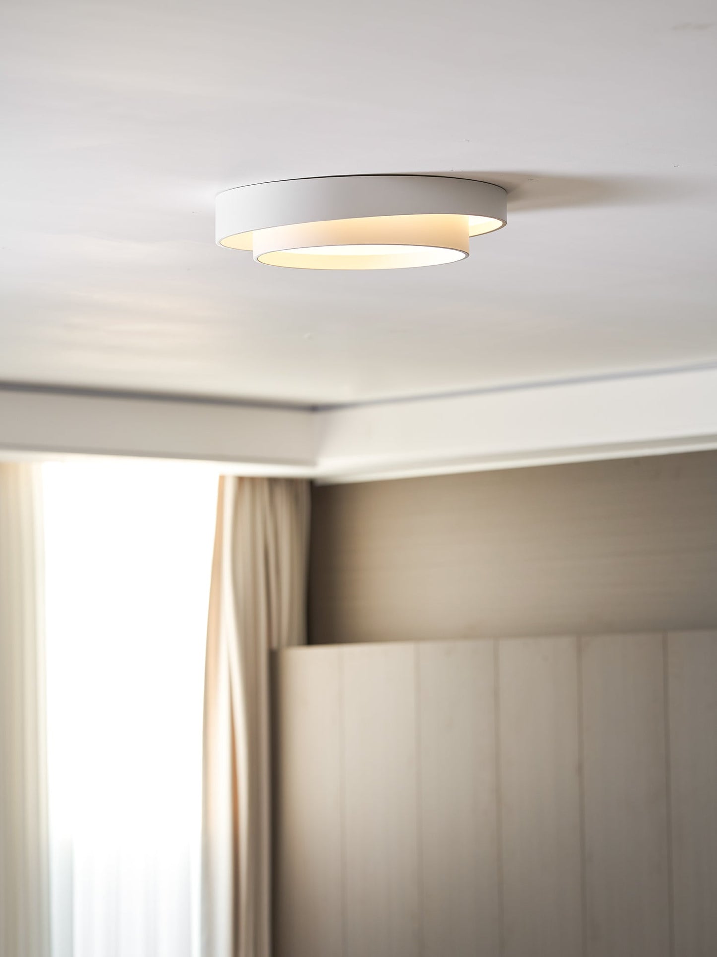 Plafondlamp Cilinder IJzer Acryl Wit Grijs Zwart Woonkamer Slaapkamer LED 3000K 4000K 6000K Ø40 Ø50 Ø60cm Plafonnière Dimbaar