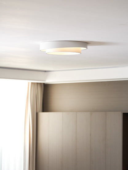 Plafondlamp Cilinder IJzer Acryl Wit Grijs Zwart Woonkamer Slaapkamer LED 3000K 4000K 6000K Ø40 Ø50 Ø60cm Plafonnière Dimbaar