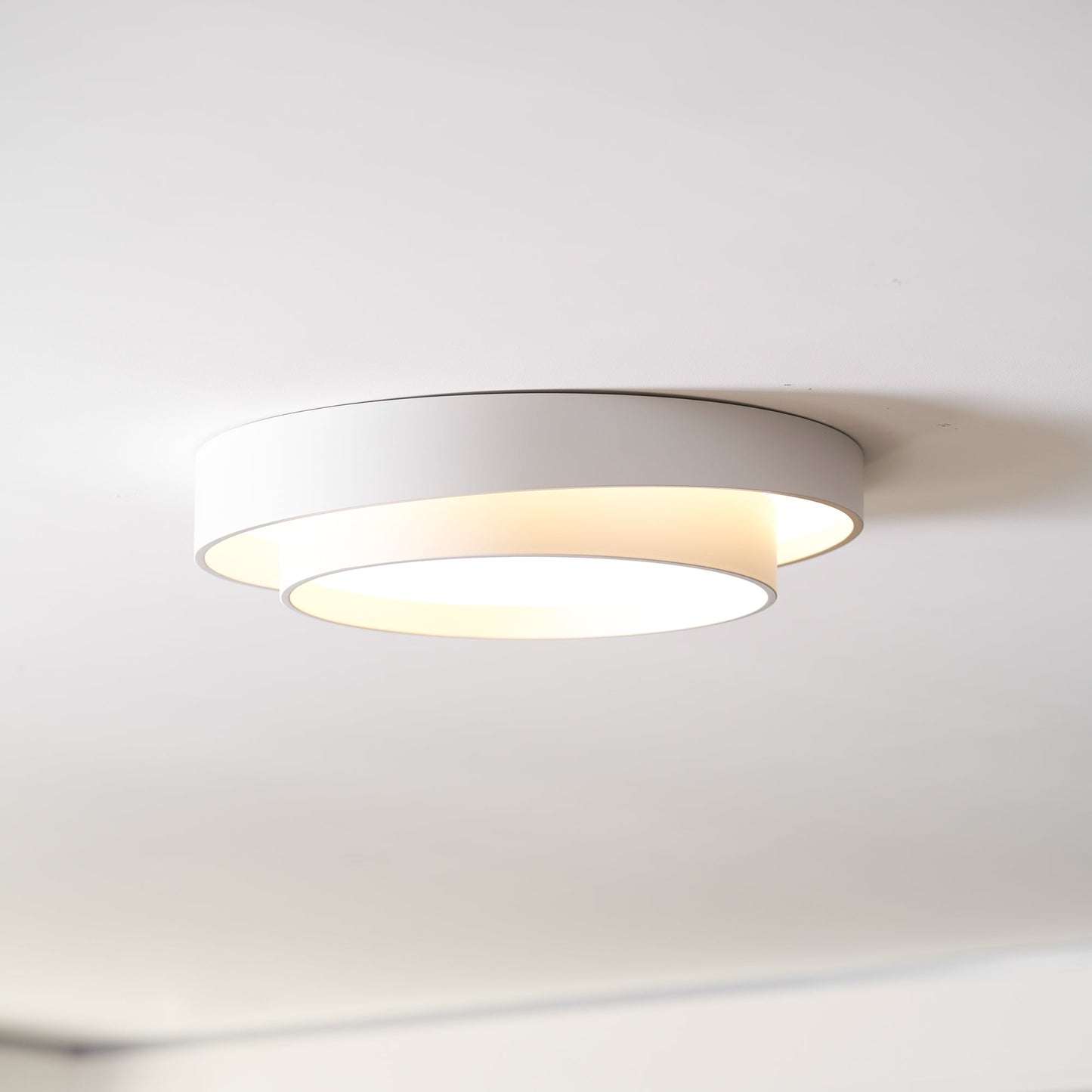 Plafondlamp Cilinder IJzer Acryl Wit Grijs Zwart Woonkamer Slaapkamer LED 3000K 4000K 6000K Ø40 Ø50 Ø60cm Plafonnière Dimbaar