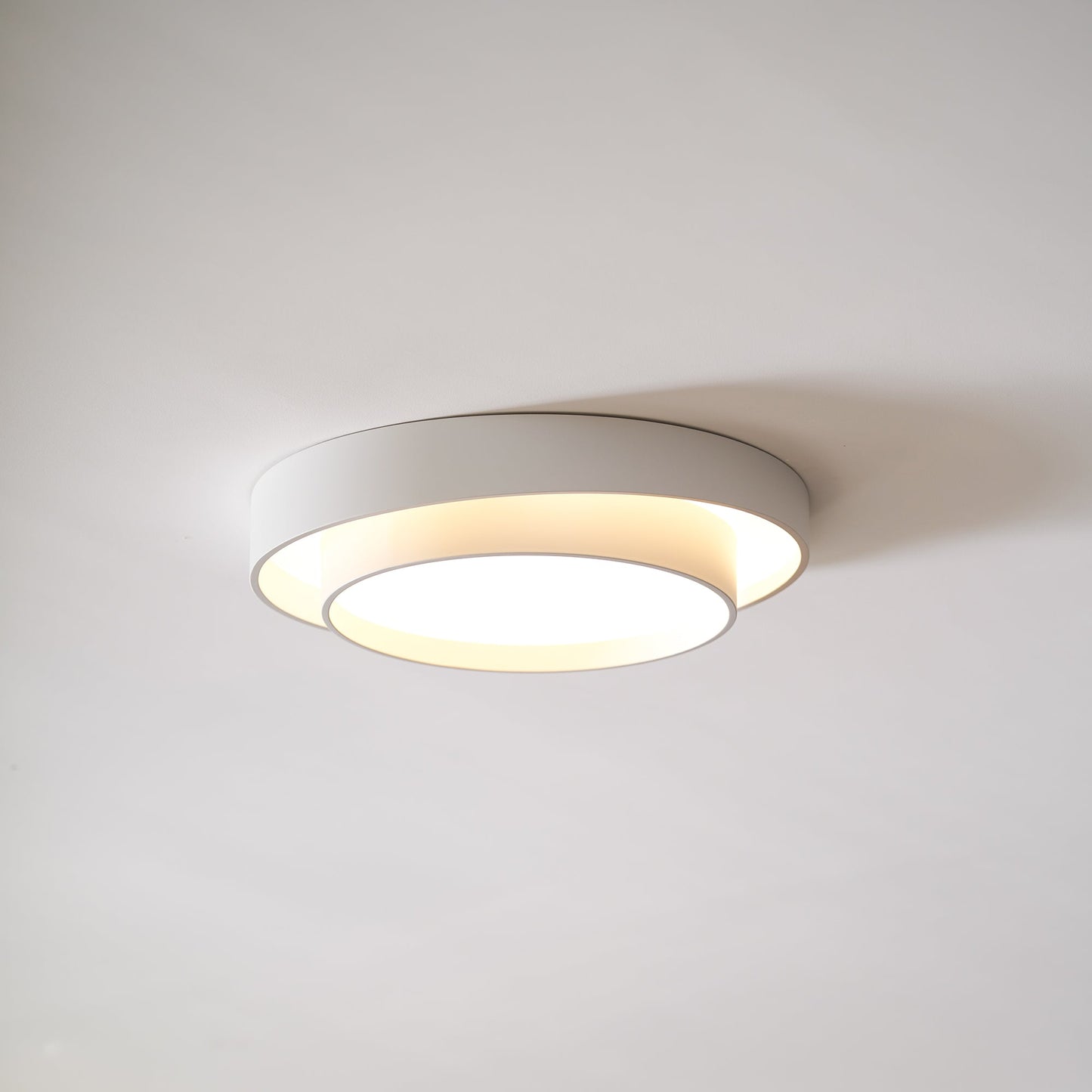 Plafondlamp Cilinder IJzer Acryl Wit Grijs Zwart Woonkamer Slaapkamer LED 3000K 4000K 6000K Ø40 Ø50 Ø60cm Plafonnière Dimbaar
