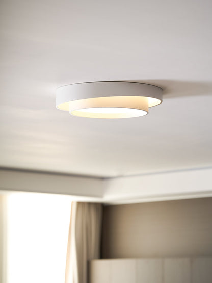 Plafondlamp Cilinder IJzer Acryl Wit Grijs Zwart Woonkamer Slaapkamer LED 3000K 4000K 6000K Ø40 Ø50 Ø60cm Plafonnière Dimbaar