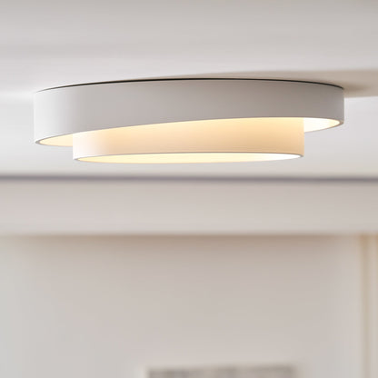 Plafondlamp Cilinder IJzer Acryl Wit Grijs Zwart Woonkamer Slaapkamer LED 3000K 4000K 6000K Ø40 Ø50 Ø60cm Plafonnière Dimbaar
