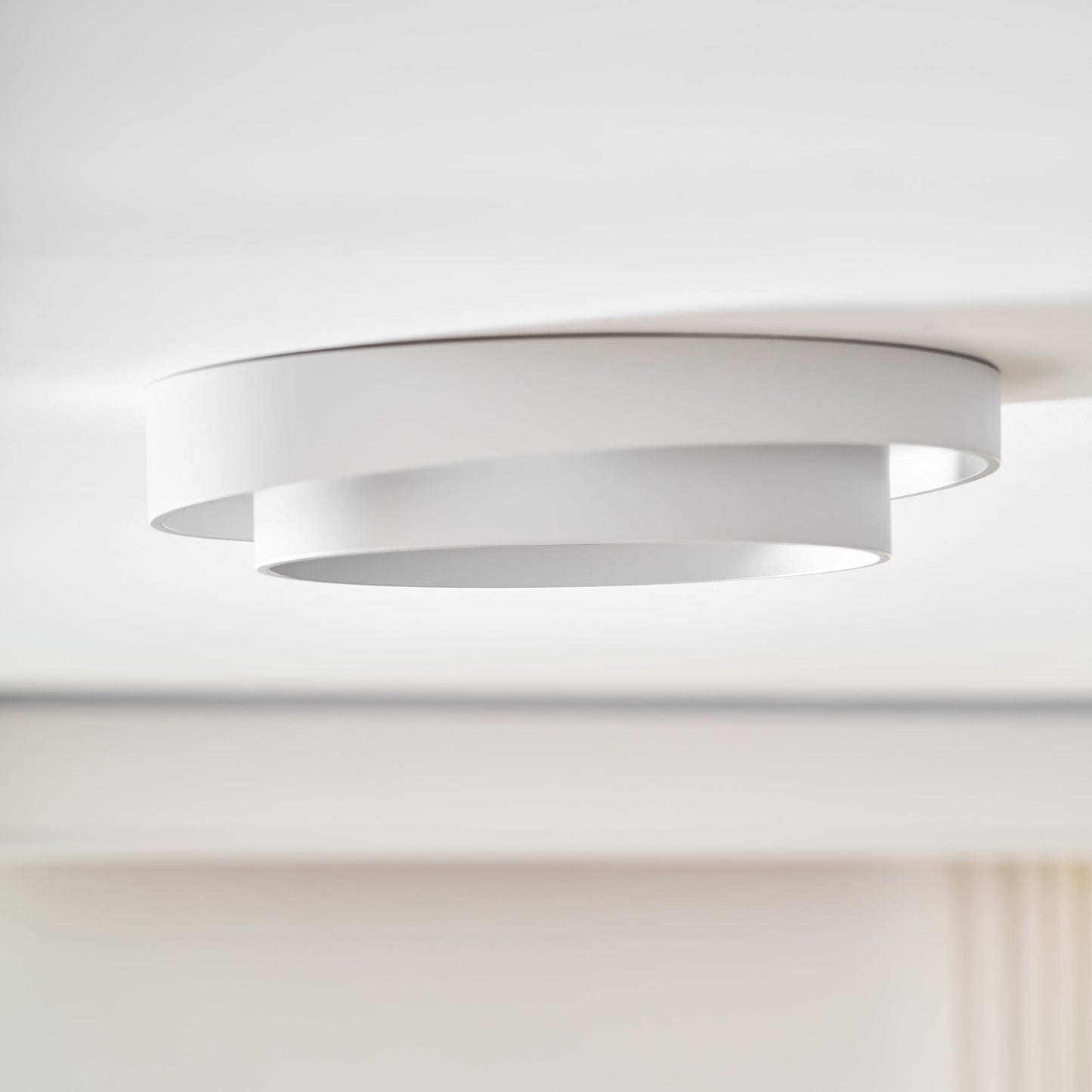 Plafondlamp Cilinder IJzer Acryl Wit Grijs Zwart Woonkamer Slaapkamer LED 3000K 4000K 6000K Ø40 Ø50 Ø60cm Plafonnière Dimbaar