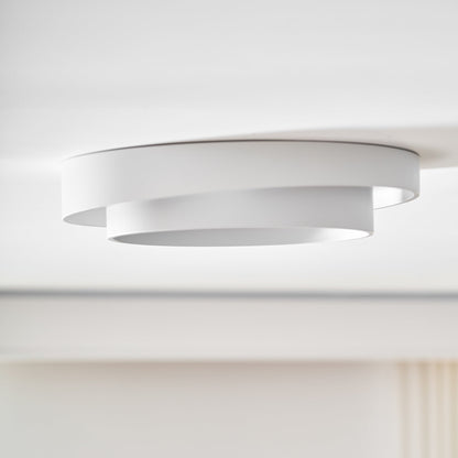 Plafondlamp Cilinder IJzer Acryl Wit Grijs Zwart Woonkamer Slaapkamer LED 3000K 4000K 6000K Ø40 Ø50 Ø60cm Plafonnière Dimbaar