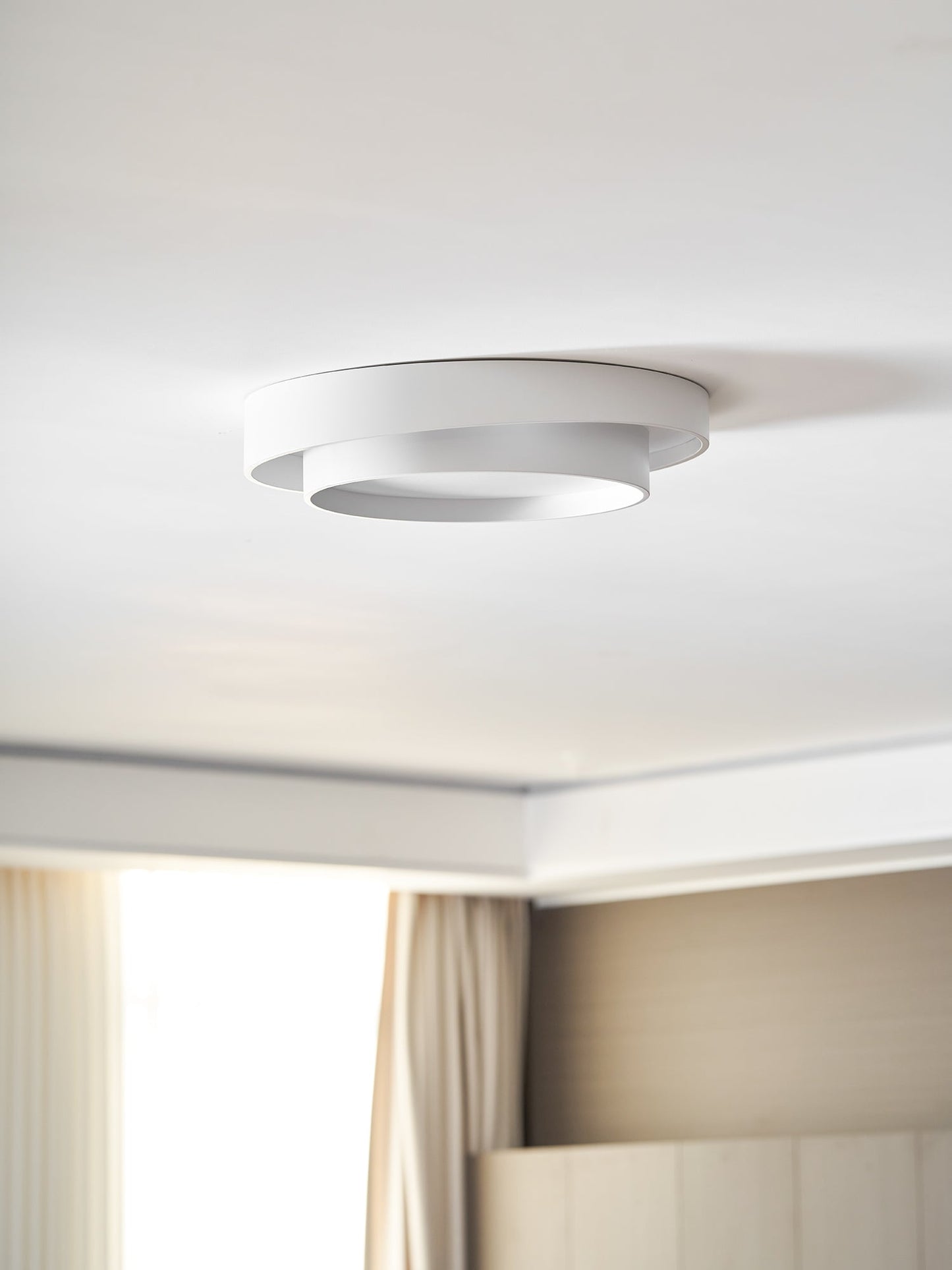Plafondlamp Cilinder IJzer Acryl Wit Grijs Zwart Woonkamer Slaapkamer LED 3000K 4000K 6000K Ø40 Ø50 Ø60cm Plafonnière Dimbaar