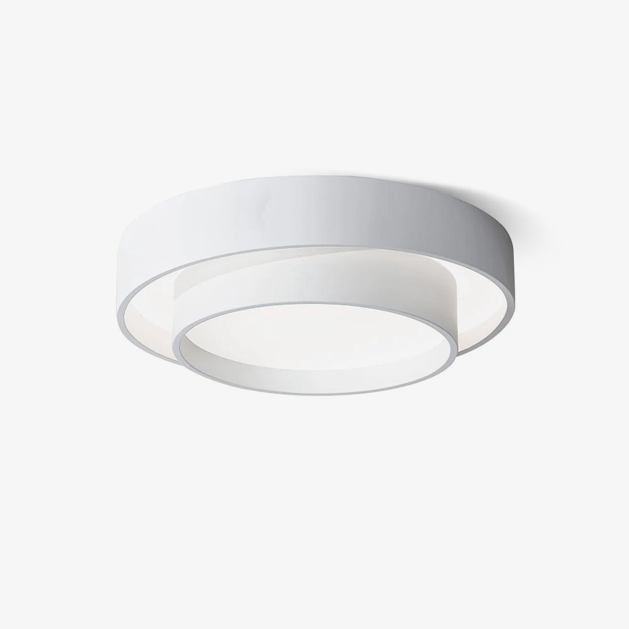 Plafondlamp Cilinder IJzer Acryl Wit Grijs Zwart Woonkamer Slaapkamer LED 3000K 4000K 6000K Ø40 Ø50 Ø60cm Plafonnière Dimbaar