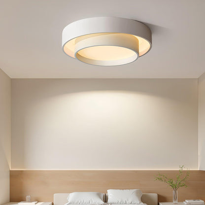 Plafondlamp Cilinder IJzer Acryl Wit Grijs Zwart Woonkamer Slaapkamer LED 3000K 4000K 6000K Ø40 Ø50 Ø60cm Plafonnière Dimbaar