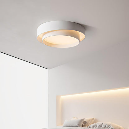 Plafondlamp Cilinder IJzer Acryl Wit Grijs Zwart Woonkamer Slaapkamer LED 3000K 4000K 6000K Ø40 Ø50 Ø60cm Plafonnière Dimbaar