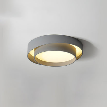 Plafondlamp Cilinder IJzer Acryl Wit Grijs Zwart Woonkamer Slaapkamer LED 3000K 4000K 6000K Ø40 Ø50 Ø60cm Plafonnière Dimbaar