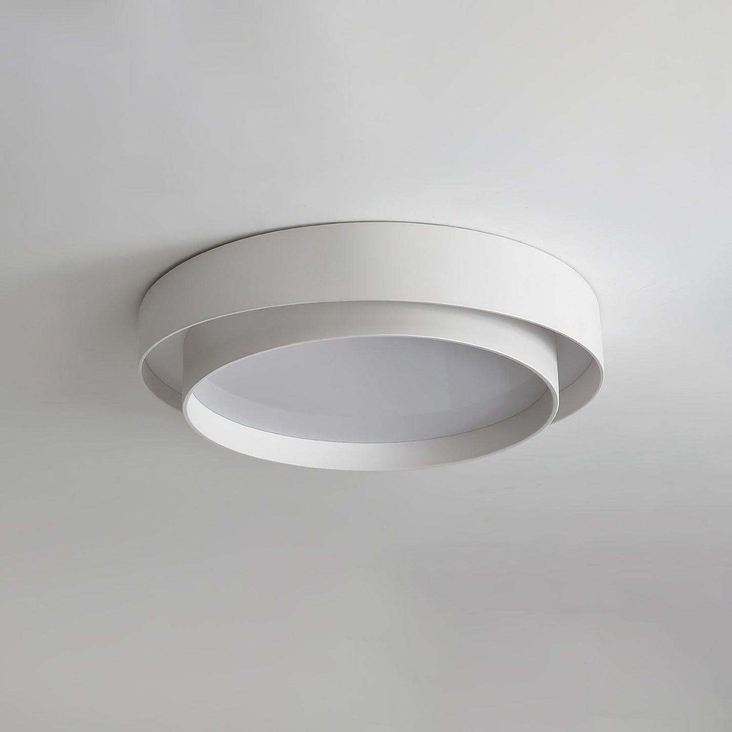 Plafondlamp Cilinder IJzer Acryl Wit Grijs Zwart Woonkamer Slaapkamer LED 3000K 4000K 6000K Ø40 Ø50 Ø60cm Plafonnière Dimbaar