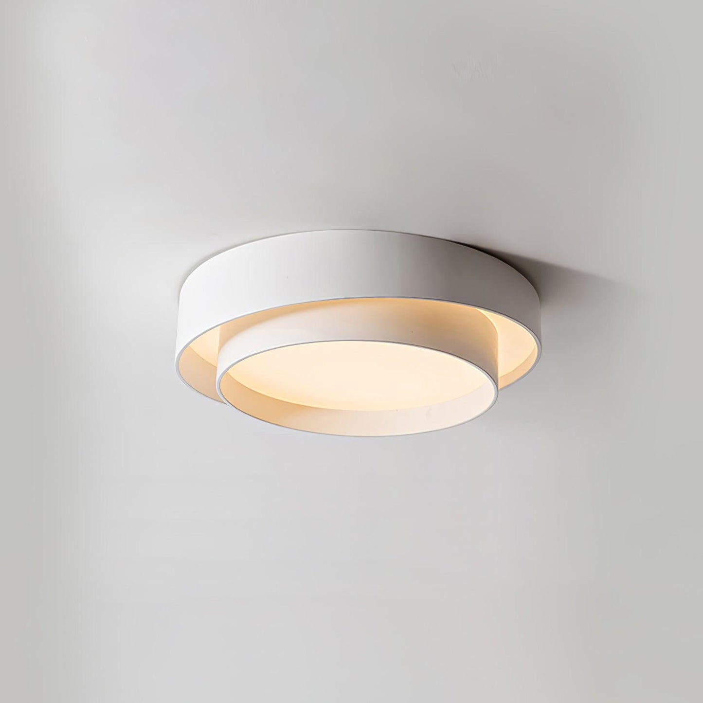 Plafondlamp Cilinder IJzer Acryl Wit Grijs Zwart Woonkamer Slaapkamer LED 3000K 4000K 6000K Ø40 Ø50 Ø60cm Plafonnière Dimbaar