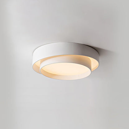 Plafondlamp Cilinder IJzer Acryl Wit Grijs Zwart Woonkamer Slaapkamer LED 3000K 4000K 6000K Ø40 Ø50 Ø60cm Plafonnière Dimbaar