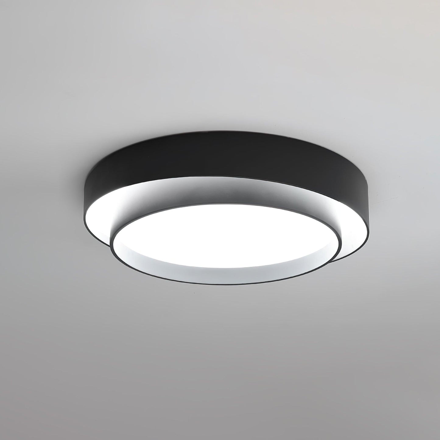 Plafondlamp Cilinder IJzer Acryl Wit Grijs Zwart Woonkamer Slaapkamer LED 3000K 4000K 6000K Ø40 Ø50 Ø60cm Plafonnière Dimbaar