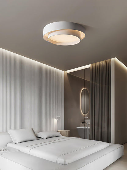Plafondlamp Cilinder IJzer Acryl Wit Grijs Zwart Woonkamer Slaapkamer LED 3000K 4000K 6000K Ø40 Ø50 Ø60cm Plafonnière Dimbaar