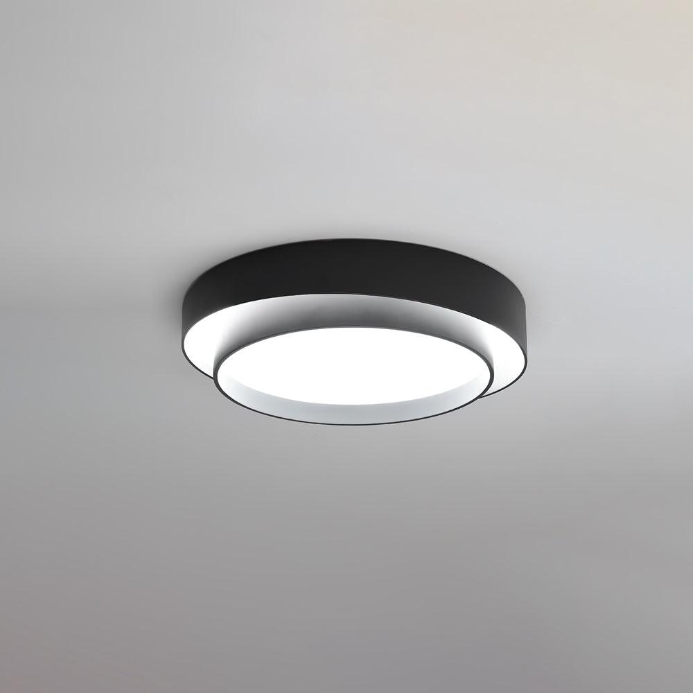 Plafondlamp Cilinder IJzer Acryl Wit Grijs Zwart Woonkamer Slaapkamer LED 3000K 4000K 6000K Ø40 Ø50 Ø60cm Plafonnière Dimbaar