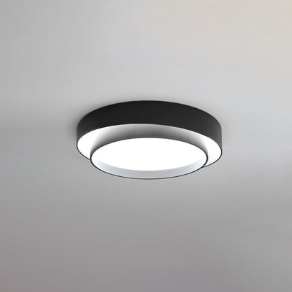 Plafondlamp Cilinder IJzer Acryl Wit Grijs Zwart Woonkamer Slaapkamer LED 3000K 4000K 6000K Ø40 Ø50 Ø60cm Plafonnière Dimbaar