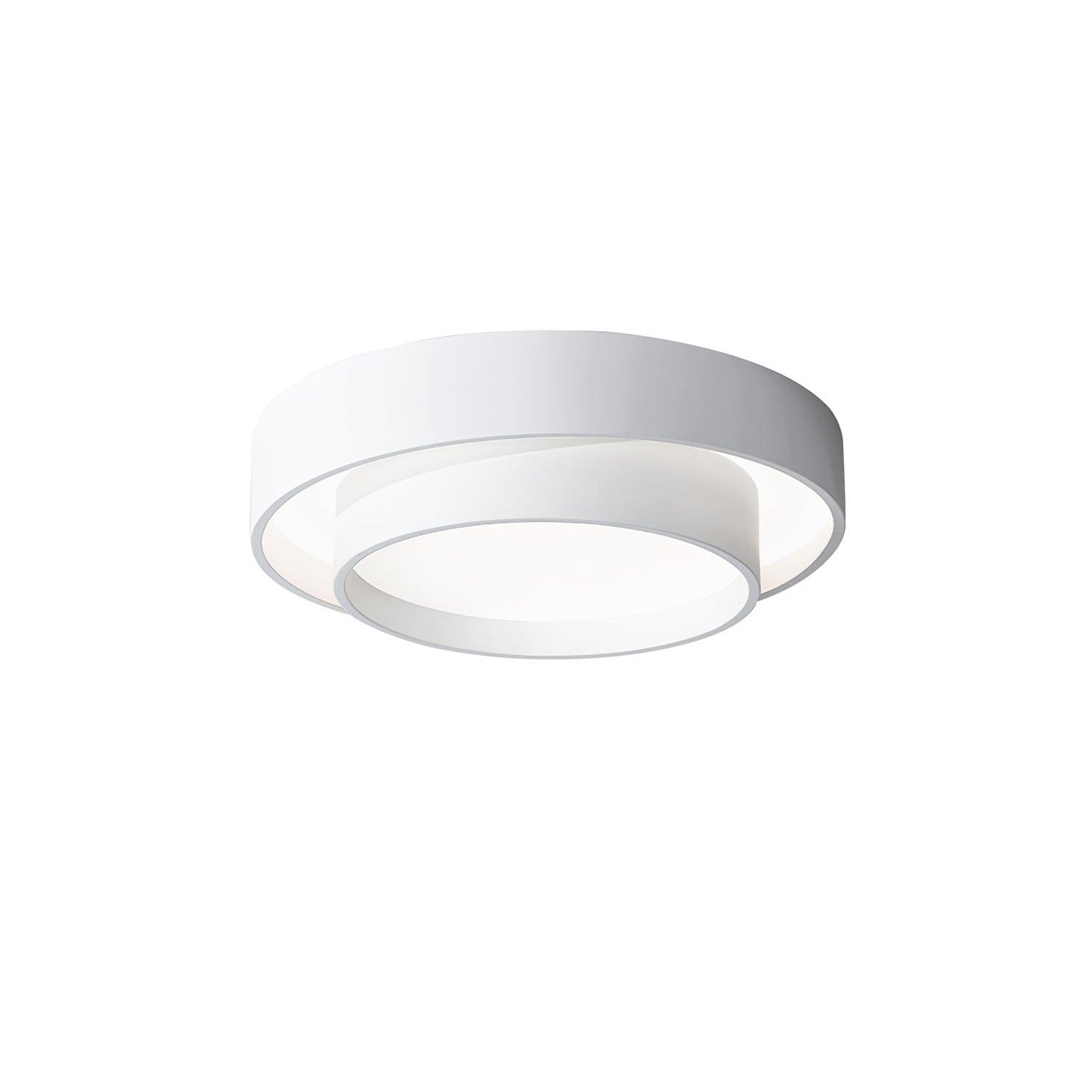 Plafondlamp Cilinder IJzer Acryl Wit Grijs Zwart Woonkamer Slaapkamer LED 3000K 4000K 6000K Ø40 Ø50 Ø60cm Plafonnière Dimbaar